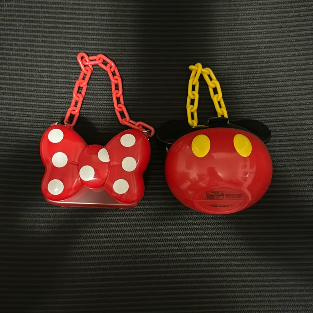 Mickey & Minnie candy cases from Tokyo Disney